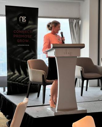 Rachel Boyle opening the Navigating an Inflationary Environment: Expert Perspective & Advice for Business